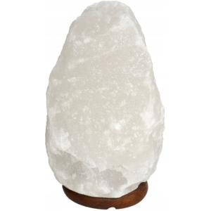 Lampka solna nocna sól 10-12 kg biała z kopalni soli