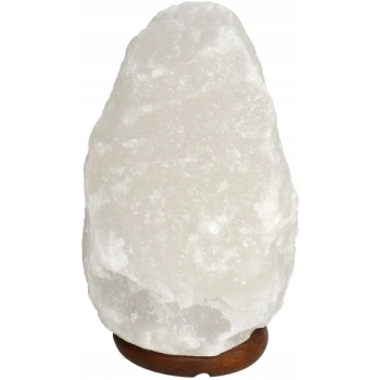 Lampka solna nocna sól 2-3 kg biała z kopalni soli