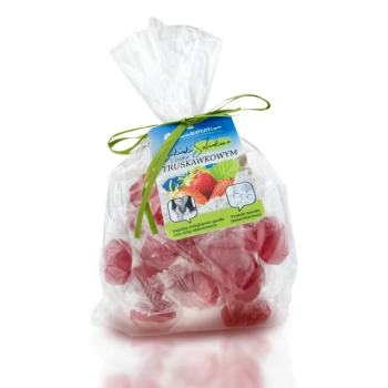 ZDROWIE NATURY Cukierki solne o smaku truskawki 110g FOLIA x 150 szt HURTOWNIA