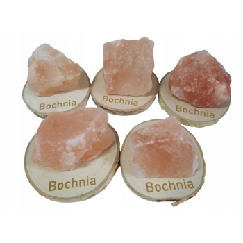 Pamiątka z Kopalni Soli w Bochni – kamień sól, bryłka soli, kruch solny
